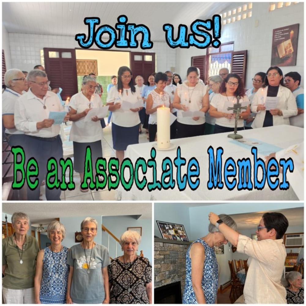 Join us, be an associated member of SCMM sisters of charity